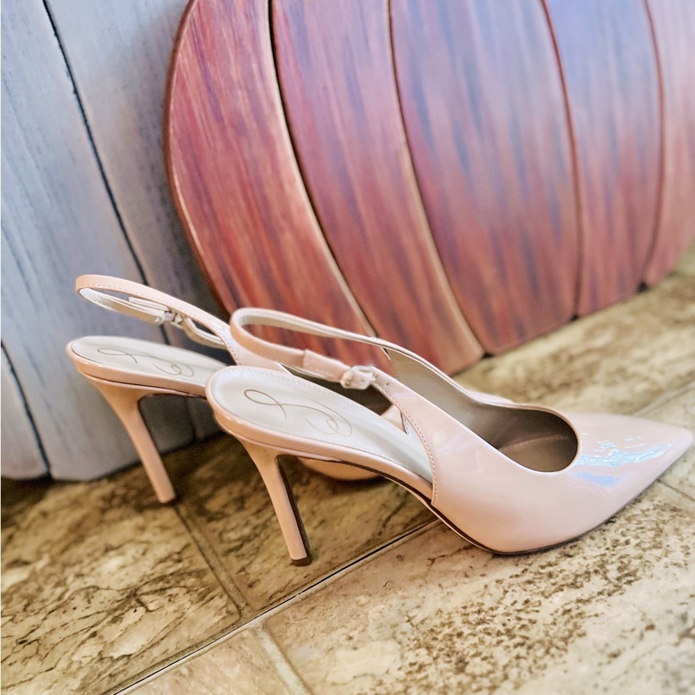 GUC Sam Edelman Hazel Sling Patent Leather Heels